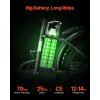 Skladací elektrobicykel 250W 36V 25 km/h 25Ah 70 km 7 prevodov