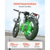 Skladací elektrobicykel 250W 36V 25 km/h 25Ah 70 km 7 prevodov