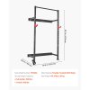 Skladací nástenný power rack s držiakom landmine, nosnosť 545 kg