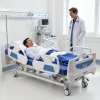 Elektrické lôžko 5 funkcií, trendelenburg, kolesá 127mm, nosnosť 250 kg