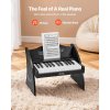 Detské pianíno 25 klávesov, drevené, reálny zvuk, duálne napájanie