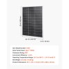 Bifaciálny solárny panel 2 ks 100W N-typ 23% MC4 hliníkový rám IP67