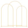 Sada oblúkových stojanov 3 ks, 2.4/2.2/2 m, zlaté kovové, ľahká montáž