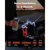 Štartovací booster 6000A 12V lithium, káble, pre 10L benzín/diesel