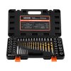 Sada vytahovačov skrutiek a vrtákov 65 dielov, s adaptérmi a puzdrom