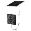 Solárny ventilátor 25W s 4 ventilátormi, 2668 RPM, nastaviteľný panel