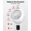 Stojanový ventilátor 23 cm, 80° oscilácia, dc motor, 9 rýchlostí