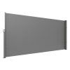 Výsuvná bočná markíza 63''×118'', 180 g polyester, uv 30+, vodeodolná