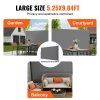 Výsuvná bočná markíza 63''×118'', 180 g polyester, uv 30+, vodeodolná