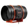 Potrubný ventilátor 1372 m³/h 203 mm ec motor, 10 rýchl., senzor