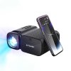 103338 1 blitzwolf bw v3 mini led beamer projektor wi fi bluetooth cierny