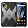 FOSSiBOT DT2 Rugged Tablet, Android 13, 4G Dual SIM, 10.4'' 1200x2000 IPS Display, MTK Helio G99 Octa Core 2.0GHz, 12GB RAM 256GB ROM, WiFi6 Bluetooth5.0, 64MP+32MP Camera, 22000mAh 66W Fast Charge, LED Flasher, Water/Dust/Shock-proof, Face ID - Grey