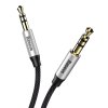 113457 4 baseus yiven audio kabel 3 5 samec audio m30 1 5 m strieborny cierny
