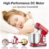 BioloMix 6L Stand Mixer Stainless Steel Bowl 6-speed Kitchen Food Blender Cream Egg Whisk Cake Dough Kneader Bread Maker