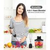 BioloMix BHB1200 4 in 1 1200W Handheld Blender Mixer With Stainless Steel Blades/BPA-Free