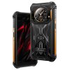 FOSSiBOT F101 PRO Rugged Smartphone Unlocked 2023, 8GB+128GB, AI Triple Camera, Functional Rear Display, 10600mAh Large Battery, Fingerprint/Face Unlock, NFC, HAC, Android 13.0 - Orange