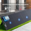 VDL POWER 200W Foldable Portable Solar Panel, 20V Monocrystalline Cell, Adjustable Kickstand, 23.5% Conversion Efficiency, IP67 Waterproof, MC-4 Interface