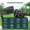 CIGMAN CT-800Y 800m Golf Rangefinder, with 6X Magnification, Flag Pole Locking Vibration, Magnetic Strap, USB Rechargeable