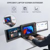 GTMEDIA MATE X Portable Dual Screen Monitor Laptop Screen Extender for 13-17.3" Laptop, 11.6 inches 1920*1080 IPS Screen, 60Hz Refresh Rate, 178° Viewing Angle, 2*Type-C 1*HDMI 1*USB 2.0 1*3.5mm Headphone Jack