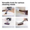 JIMMY H10 Flex Mopping Version Handheld Cordless Vacuum Cleaner 245AW 26Kpa Suction Intelligent Dust Sensor Auto Power Adjust 2500mAh Battery 80Mins Runtime 0.6L Dust Cup with LED Headlights - Silver