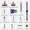 JIMMY JV85 Pro Mopping Version Flexible Handheld Cordless Vacuum Cleaner 2 in 1 Vacuuming Mopping 200AW Powerful Suction, 550W Digital Brushless Motor, 70 Minutes Run Time, 200ml Water Tank, Ultra-low Noise - Purple