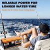 Cloudenergy 24V 100Ah LiFePO4 Battery Pack, 2560Wh Energy, 6000+ Cycles, Built-in 100A BMS, Support in Series/Parallel, Perfect for Replacing Most of Backup Power, RV, Boats, Solar, Trolling motor, Off-Grid