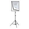 130410 2 puluz studio softbox 50x70cm stativ led ziarovka 4 ks pu5071eu