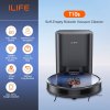 ILIFE T10s Robot Vacuum Cleaner, 2 in 1 Vacuum and Mop, Self-Emptying Station, 3000Pa Suction, 2.5L Dust Bag, LDS Navigation, 150 mins Runtime, Save up to 5 Maps, App & Voice Control - Gradient Blue