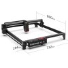 Mecpow X5 Pro 33W Laser + Rotary Roller + Fireproof Enclosure + Laser Bed
