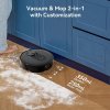 Proscenic Q8 Robot Vacuum and Mop Combo, 4200 Pa Suction, LiDAR Nav, 200min Runtime, Automatic Self-Charging, APP Control, 350ml Dustbin, 250ml Water Tank, for Indoor Floor, Pet Hair, Carpet