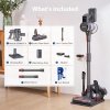 Maircle S3-MATE B Cordless Vacuum Cleaner, with Store and Charge 2-in-1 Dock, 40min Runtime, 30kPa Power Suction, LED Control Display, for Hard Floors, Carpet and Pet Hair