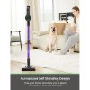 Vactidy V8 Pro Cordless Vacuum Cleaner, 25kPa Powerful Suction, Cyclonic Filtration System, 500ml Dust Cup, LED Touch Display, 180° Rotatable Brush Head, 35min Runtime, Self-Standing Design