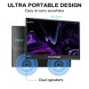 TALLPOWER TP-1 15.6-inch Portable Monitor, 1920 x 1080 2K Full HD Display, 120Hz Refresh Rate, 100% sRGB, 178° Viewing Angle, 2*Type-C 3.1, 1*HDMI