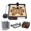 Mecpow X3 Pro 10W Laser Engraver With Air Assist System + FC1 Enclosure + G3 Pro Rotary Roller + H44 Laser Bed