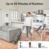 Proscenic F20A Cordless Vacuum and Mop, 35min Runtime, LED Screen, Self-Cleaning & Air Drying, All-Around Edge Cleaning, App Control, Solid-Liquid Separation