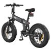 PVY Turbo Electric Bike, 250W Motor, 48V 13Ah Battery, 20*4.0 inch Fat Tires, 25km/h Max Speed, 100km Range, Shimano 7-Speed, Mechanical Disc Brake, Front Suspension Fork & Rear Mechanical Shock Absorber