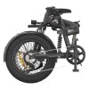 PVY Turbo Electric Bike, 250W Motor, 48V 13Ah Battery, 20*4.0 inch Fat Tires, 25km/h Max Speed, 100km Range, Shimano 7-Speed, Mechanical Disc Brake, Front Suspension Fork & Rear Mechanical Shock Absorber