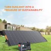 Blackview Oscal PM400 400W Foldable Solar Panel, Adjustable Kickstand, ≥22.7% Solar Conversion Efficiency, ETFE Material