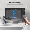 3DMakerpro Moose Lite 3D Scanner, NIR Light Source, 0.05mm Accuracy, 0.10mm Resolution, 24-bit Color Camera, 10fps Frame Rate, Anti-Shake Lenses, Compatible with Windows/MacOS - Luxury Version