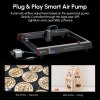AlgoLaser Delta 22W Laser Engraver, Smart Air Pump, 500mm/s Engraving Speed, 440*415mm (173.2*163.4inch)
