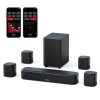 Ultimea Aura A40 7.1 Soundbar Subwoofer Speaker Kit, 7.1 Channel, App Control, 10 Bands Equalizer Settings, 121 Preset EQ Matrices, Bluetooth 5.3, 330W Peak Power