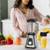 BioloMix SF701 1300W Smoothie Blender with 1.5L Glass Jar, 2 Speed Settings, Pulse Function