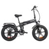PASELEC PX6 Electric Bike, 750W Motor, 48V 13Ah Battery, 20*4.0-inch Fat Tire, 45km/h Max Speed, 70km Range, Mechanical Disc Brake, Lockable Shock Absorber Front Fork, Shimano 7-speed - Black