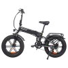 PASELEC PX6 Electric Bike, 750W Motor, 48V 13Ah Battery, 20*4.0-inch Fat Tire, 45km/h Max Speed, 70km Range, Mechanical Disc Brake, Lockable Shock Absorber Front Fork, Shimano 7-speed - Black