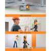 CIGMAN CM-505 360° Laser Level with Tripod, Self Leveling, 2000mAh+ Rechargeable Battery, 9H Running Time, Powerful Magnetic Base