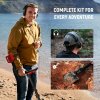 KAIWEETS EXPLORER X II Metal Detector, 4 Detection Modes, LCD Screen, Adjustable Long Stem, IP68 Waterproof Coil