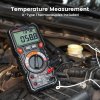 KAIWEETS HT118E Digital AC/DC Multimeter, TRMS 20000 Counts, 2.7 Inch Display, LED Lightning Jacks, Auto-Ranging - Black