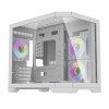 152984 pocitacova skrina darflash ft418 6 ventilatorov argb biela
