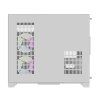 152984 4 pocitacova skrina darflash ft418 6 ventilatorov argb biela