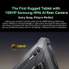 Blackview Active 10 Pro 5G Rugged Tablet, 10.95 inch 1920*1200 IPS Screen, MediaTek Dimensity 7300 8 Core Max 2.5GHz, 12GB RAM 256GB ROM, 30000mAh Battery, Bluetooth 5.4, Android 14, 50MP+108MP+20MP Camera, GPS/Galileo/GLONASS/BDS, Supports NFC